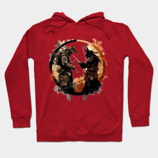 Samurai Demons Showdown Hoodie